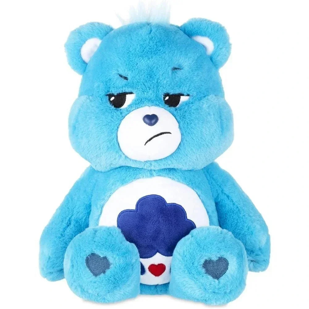 New 2020 Care Bears Cuddly 14" Stuffed Animal  Grumpy Bear Soft Huggable Toy